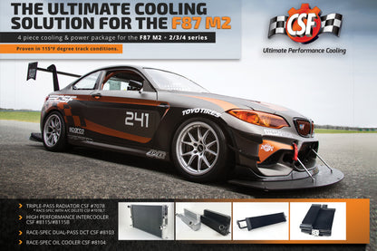 CSF 15-18 BMW M2 (F87) Race-Spec Oil Cooler