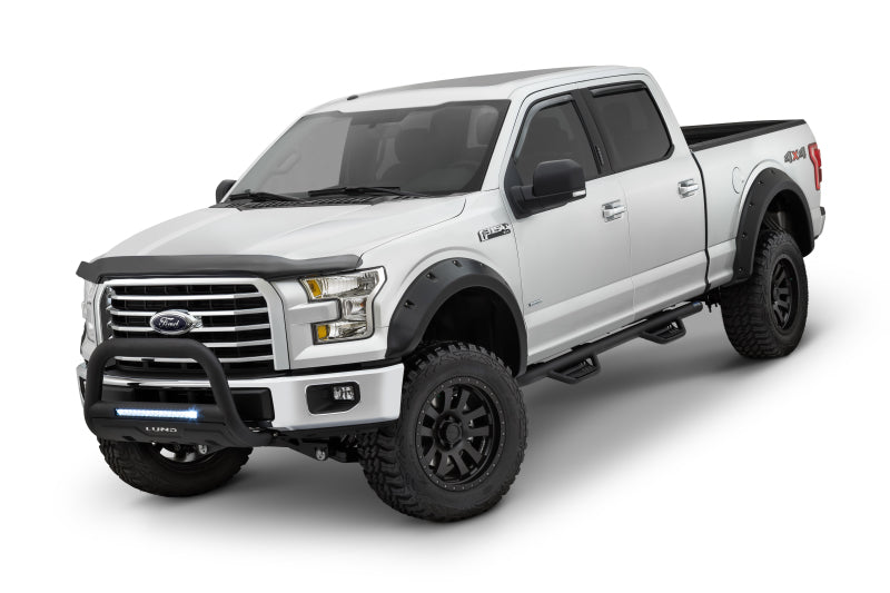 Lund 11-16 Ford F-250 RX-Rivet Style Textured Elite Series Fender Flares - Black (4 Pc.)