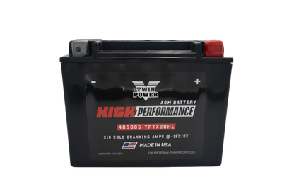 Twin Power YTX-20HL High Performance Battery Replaces H-D 65989-97A Made in USA 310 CCA