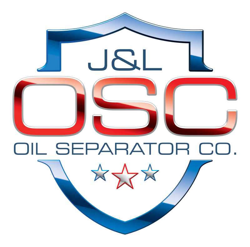 J&amp;L 19-24 Chevrolet Silverado/GMC Sierra 1500 5.3L V8 Driver Side Oil Separator 3.0 - Black Anod