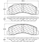 StopTech 10-14 Ford F-150 Street Performance Front Brake Pads