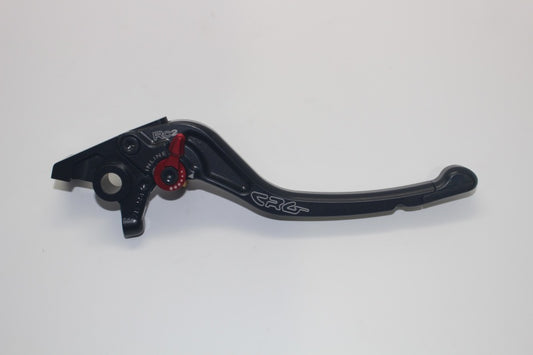 CRG 05-06 Kawasaki ZX6R/ RR/ 04-20 Suzuki GSXR600-1000R/ 06-17 Triumph Brake Lever -Std Black