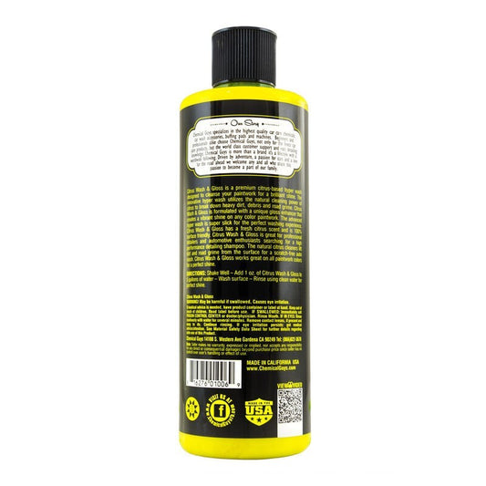 Chemical Guys Citrus Wash & Gloss Concentrated Car Wash - 16oz