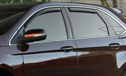 AVS 16-18 Lincoln MKX Ventvisor In-Channel Front & Rear Window Deflectors 4pc - Smoke