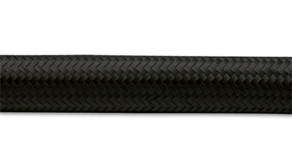 Vibrant -20 AN Black Nylon Braided Flex Hose (5 foot roll)