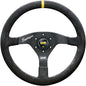 OMP Velocita Superleggero Suede Leather 350mm Diameter Steering Wheel Black