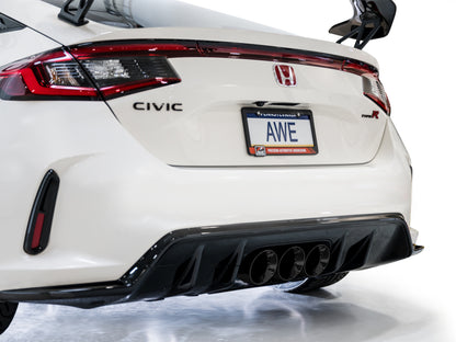 AWE Tuning 2023 Honda Civic Type R FL5 Touring Edition Exhaust w/ Triple Diamond Black Tips