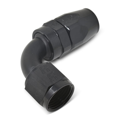 Russell Performance -10 AN Black 90 Degree Full Flow Hose End