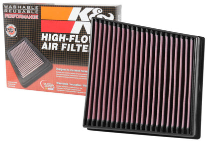 K&N 2017 Chevrolet Silverado 2500HD V8-6.6L DSL Replacement Drop In Air Filter