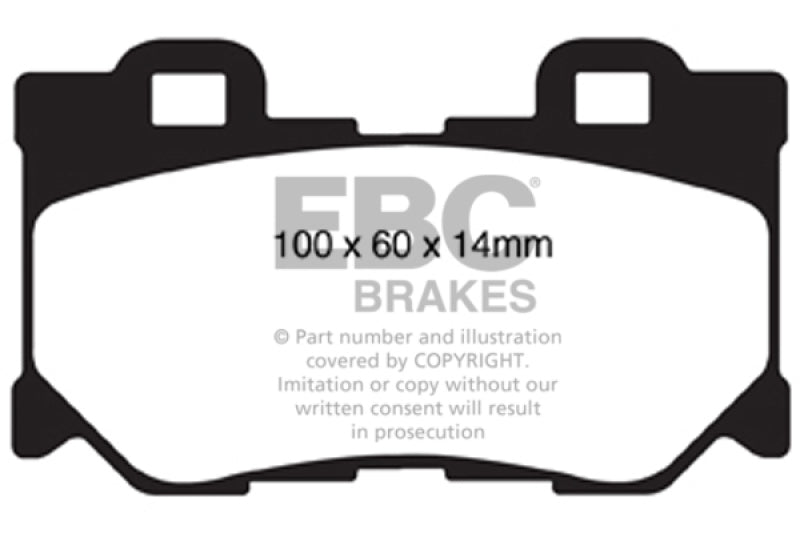 EBC 08-15 Infiniti G37 3.7 Bluestuff Rear Brake Pads