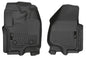 Husky Liners 12-15 Ford Super Duty Crew & Extended Cab WeatherBeater Front Row Black Floor Liners