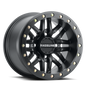 Raceline A91B Ryno 15x7in / 4x156 BP / 10mm Offset / 132.5mm Bore - Satin Black Beadlock Wheel