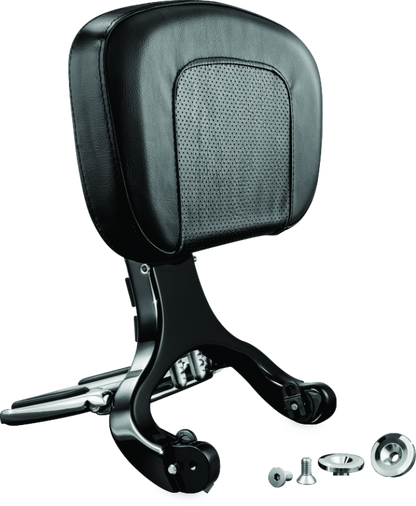 Kuryakyn Multi-Purpose Backrest Black & Chrome