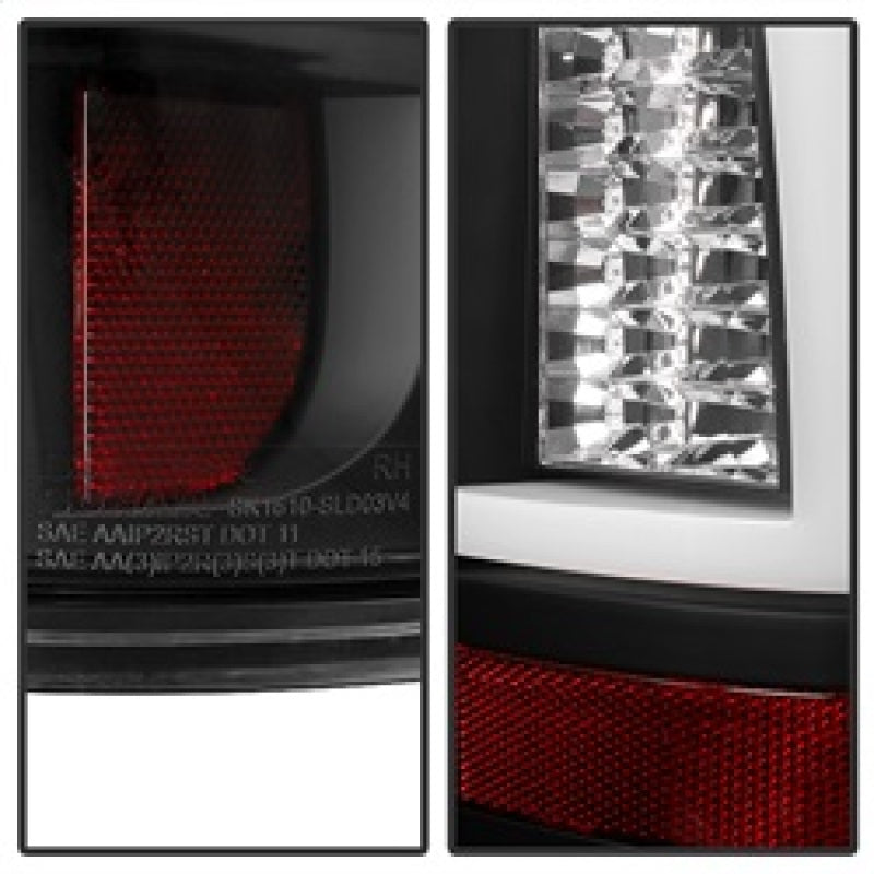 Spyder Chevy Silverado 1500/2500 99-02 Version 2 LED Tail Lights - Black ALT-YD-CS99V2-LED-BK