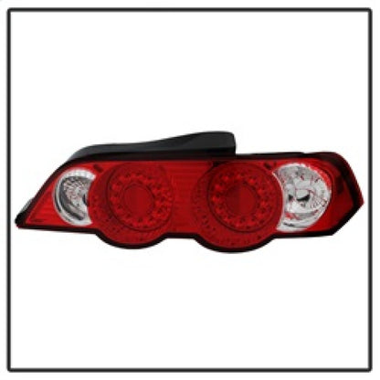 Spyder Acura RSX 02-04 LED Tail Lights Red Clear ALT-YD-ARSX02-LED-RC