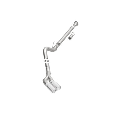 MagnaFlow 08-17 Ford F-250/F-350/F-450 4.6L/6.7 DPF-Back SS 4in Dual Single Passenger Side Rear Exit