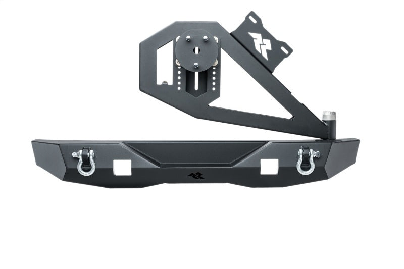 Rugged Ridge 07-18 Jeep Wrangler (JK/JKU) XOR Rear Bumper w/Swing Out Tire Carrier - Tex. Blk