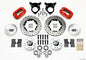 Wilwood Forged Dynalite Front Kit 11.00in Drilled Red 87-93 Mustang 5 Lug