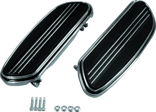 Bikers Choice 86-20 Touring 86-17 FLST 12-16 FLD Chrome Floorboard Kit Replaces H-D 50631-04 Pr