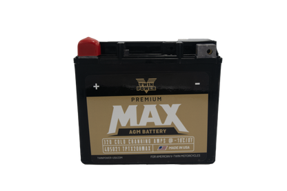 Twin Power GYZ-20H Premium MAX Battery Replaces H-D 65991-82B Made in USA 320 CCA