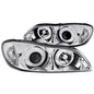 ANZO 2000-2004 Infiniti I30 Projector Headlights w/ Halo Chrome