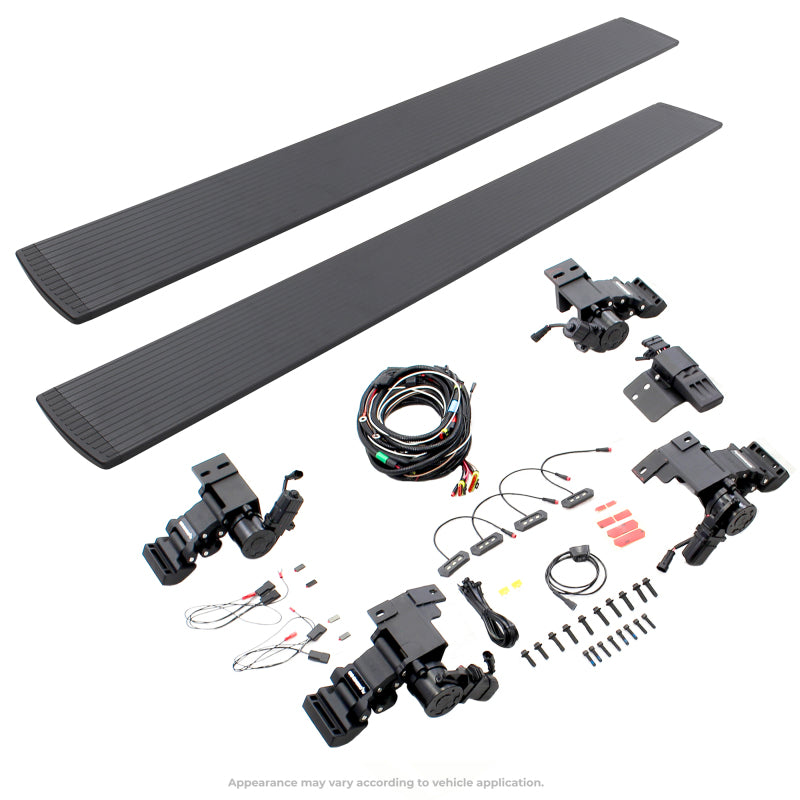 RealTruck 15-24 Ford F-150 CC 4dr VoltStep Electric Running Board Kit - Tex. Blk