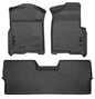 Husky Liners 09-12 Ford F-150 Super Crew Cab WeatherBeater Combo Black Floor Liners