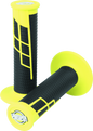 ProTaper Clamp-On 1/2 Waffle Grip - Neon Yellow/Black