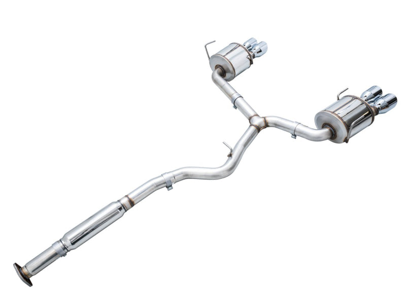 AWE Tuning 2022+ VB Subaru WRX Touring Edition Exhaust - Chrome Silver Tips