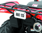 Quadboss ATV License Plate Kit - White