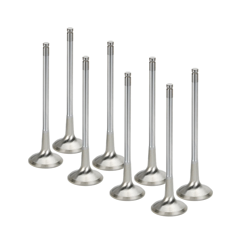 Supertech Honda K20 30x5.96x108.65mm 6mm Tapered Stem Chrome Inconel Exhaust Valve - Set of 8