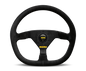 Momo MOD88 Steering Wheel 350 mm -  Black Suede/Black Spokes