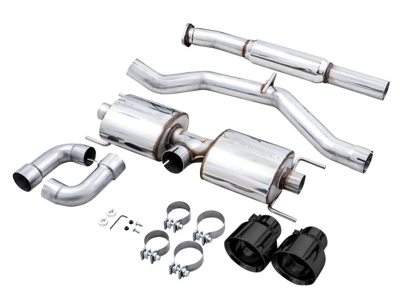 AWE Subaru BRZ/ Toyota GR86/ Toyota 86 Touring Edition Cat-Back Exhaust- Diamond Black Tips