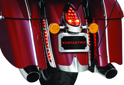 Kuryakyn LED Rear Fender Strip Lights For Indian Chrome