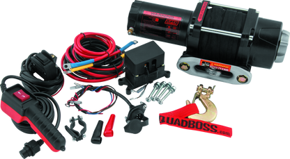 QuadBoss Winch 3500Lb W/Synthetic Rope