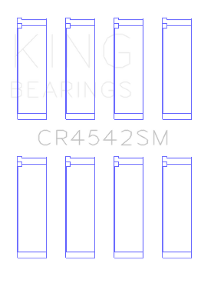 King Honda K-Series (Except A3) 16v 2.0L / 2.3L / 2.4L Connecting Rod Bearing Set (Set of 4)