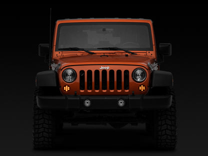 Raxiom 07-18 Jeep Wrangler JK Axial Series LED Front Turn Signals (Smoked)