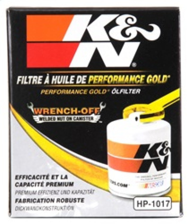 K&N 3.74inch / 2.98 OD Performance Gold Oil Filter