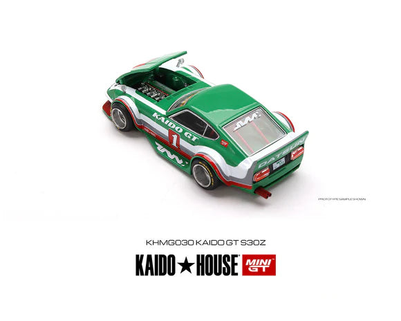 Kaido House x Mini GT 1:64 Datsun KAIDO Fairlady Z Kaido GT V2 Green With White Limited Edition