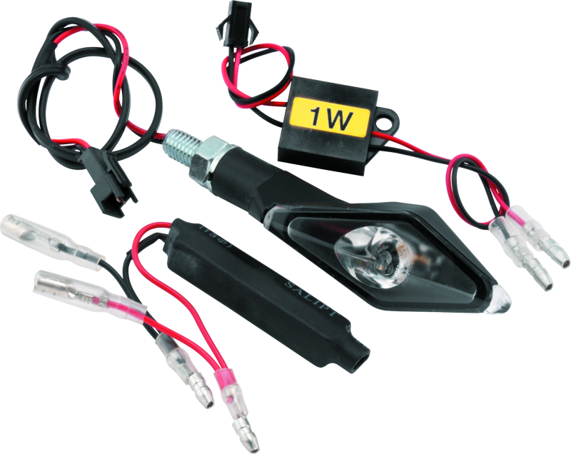 BikeMaster LED Alienangle Pair - Black