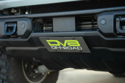 DV8 Offroad 2021 Ford Bronco Capable Bumper Slanted Front License Plate Mount