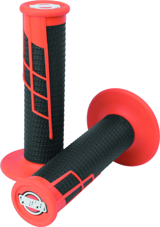 ProTaper Clamp-On 1/2 Waffle Grip - Orange/Black