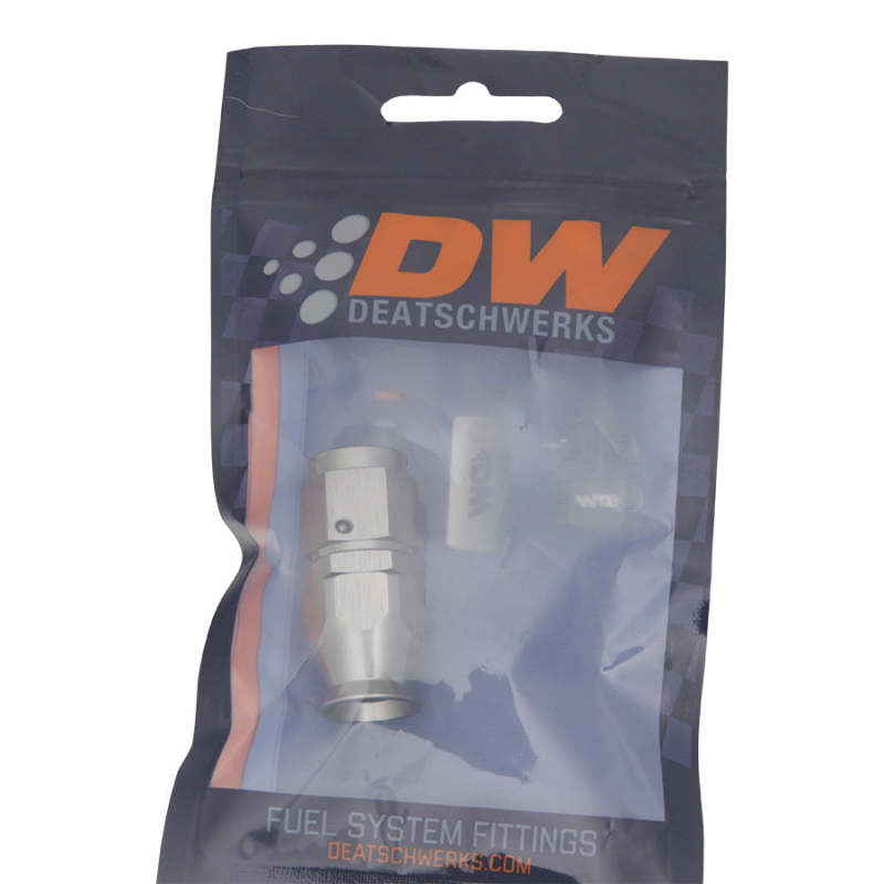 DeatschWerks 6AN Female Swivel Straight Hose End PTFE (Incl. 1 Olive Insert)