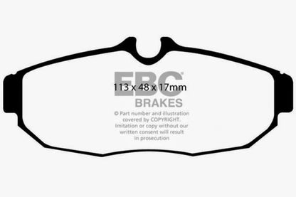 EBC 05-10 Ford Mustang 4.0 Bluestuff Rear Brake Pads