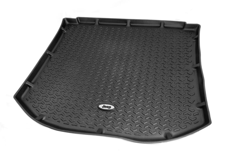 Rugged Ridge Floor Liner Cargo Black 1984-2001 Jeep Logo Cherokee XJ