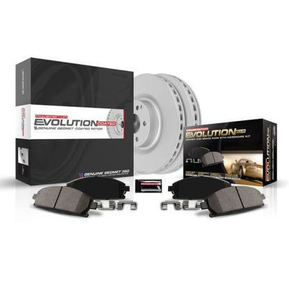 Power Stop 08-19 Cadillac Escalade Front Z17 Evolution Geomet Coated Brake Kit