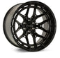 Vossen HFX-1 22x10 / 8x170 / ET-18 / Super Deep / 125.1 CB - Gloss Black Wheel