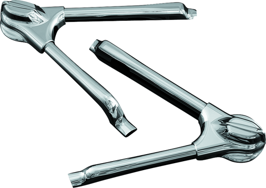 Kuryakyn Swingarm Tube Covers 08-17 Softail Models Chrome