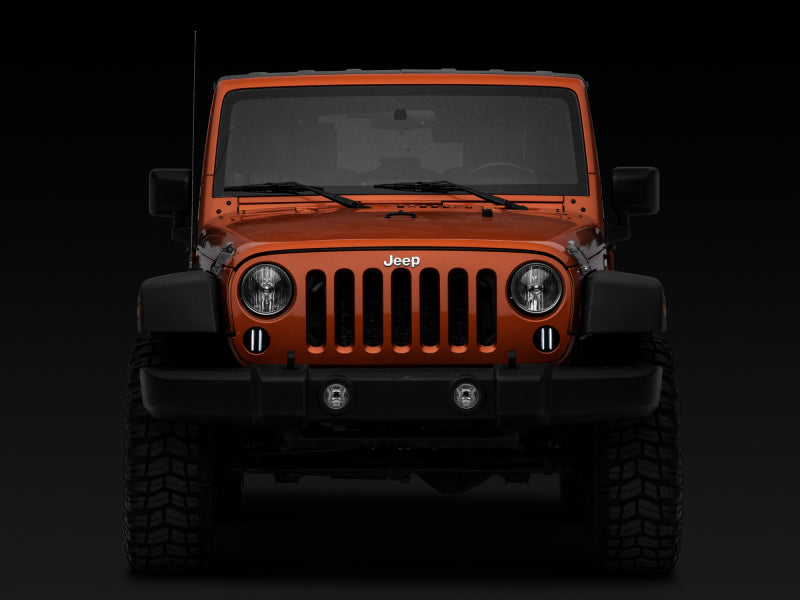 Raxiom 07-18 Jeep Wrangler JK Axial Series LED Front Turn Signals (Smoked)