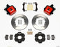 Wilwood Combination Parking Brake Rear Kit 11.00in Red Civic / Integra Disc 2.39 Hub Offset